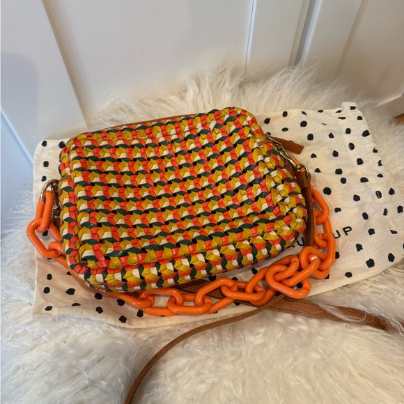 Clare V Midi Sac, Rattan Marigold Multi, Crossbody - Picture 8 of 10